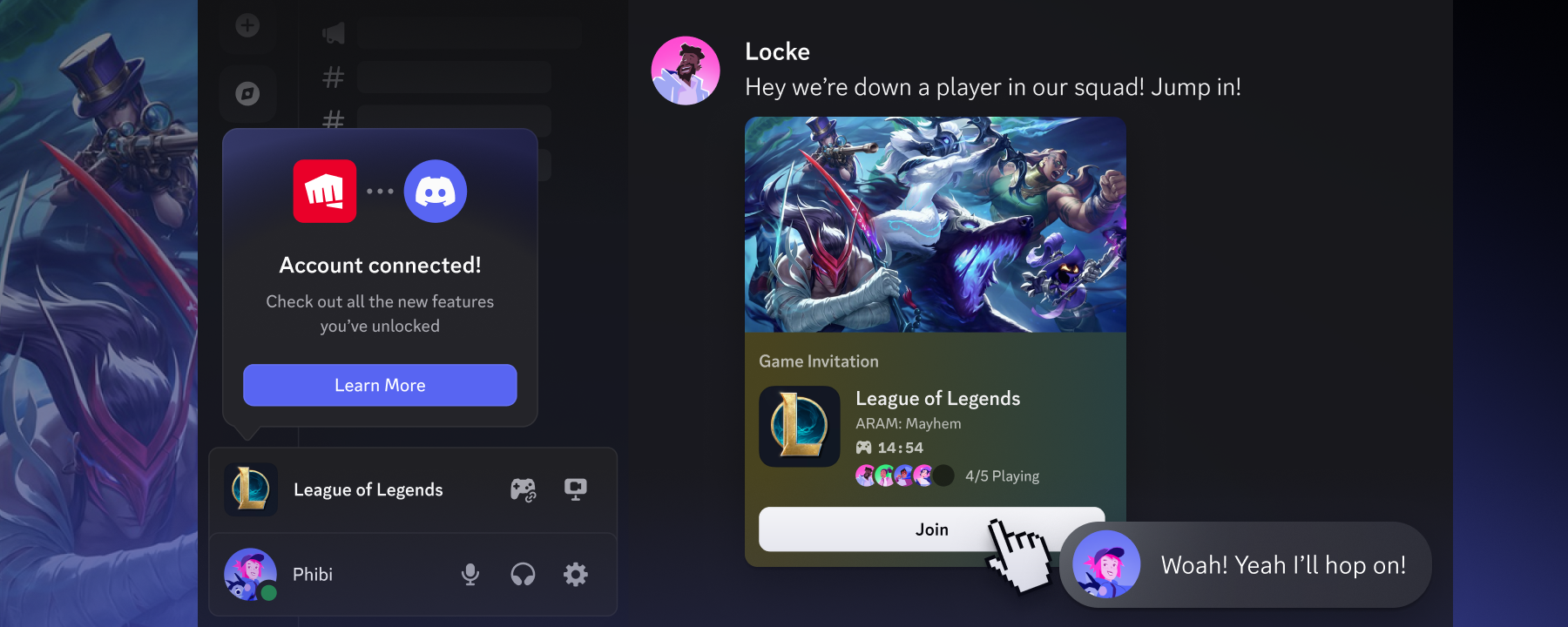 Making It Easier Than Ever to Connect with Friends in League & VAL!