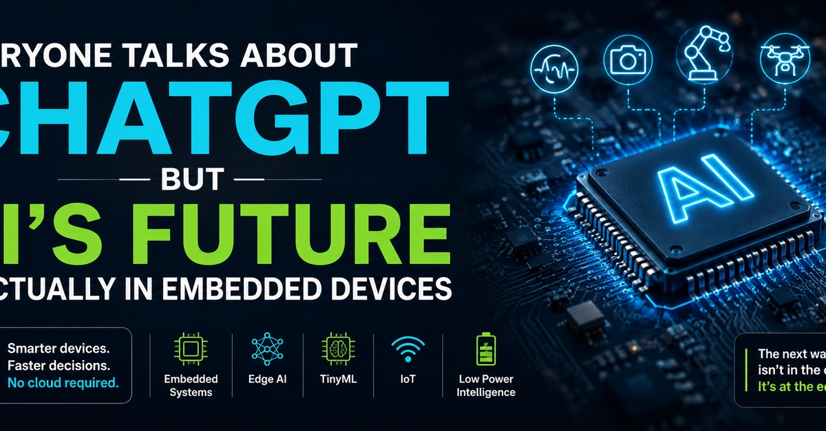 Everyone Talks About ChatGPT — But AI's Future Is Actually in Embedded Devices