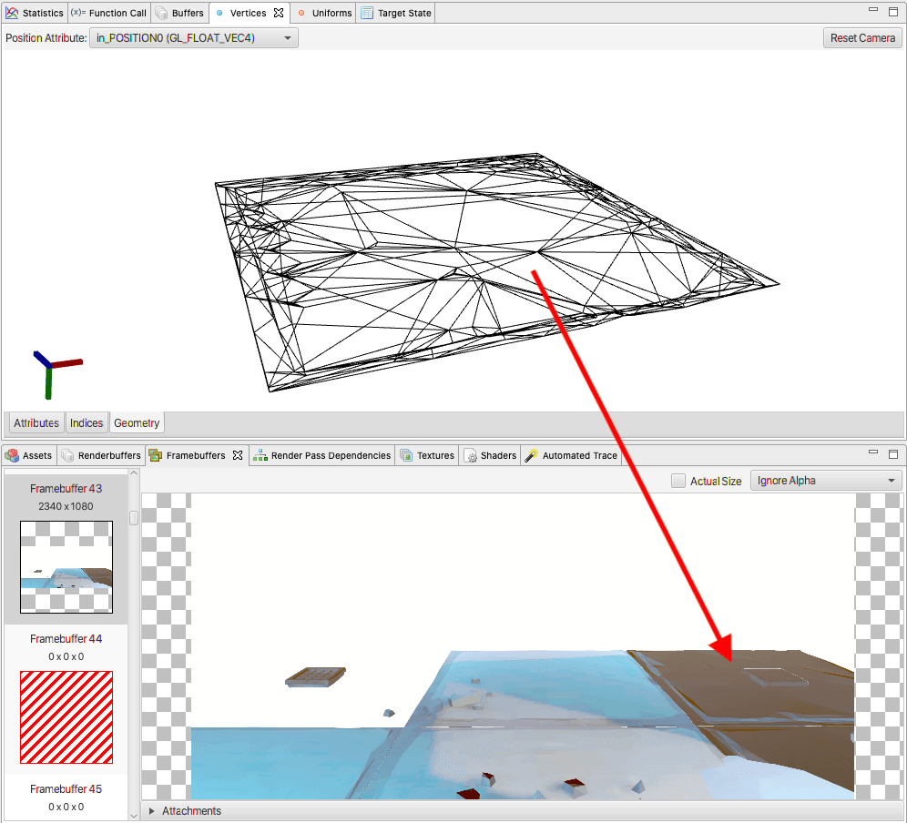 Floor tile sample at 1170 vertices