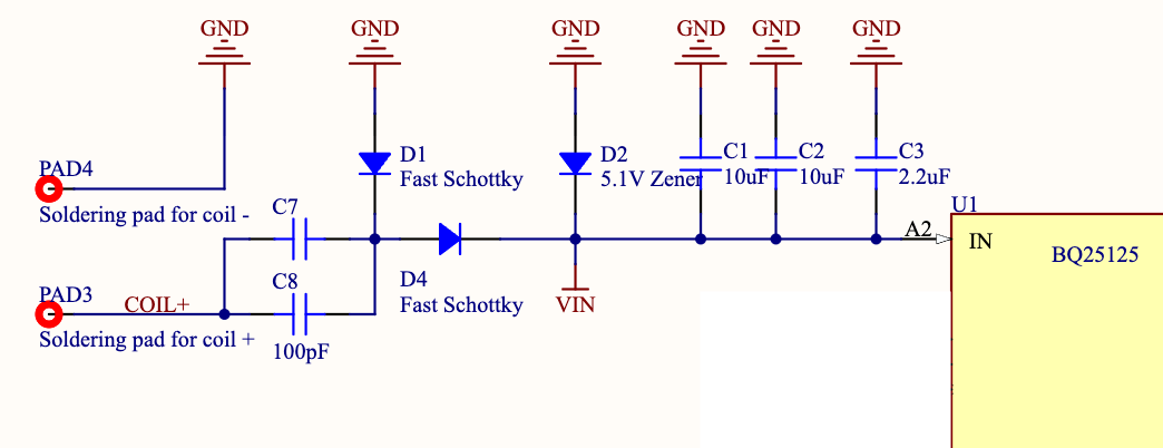 Open Ring charger receiver circuit