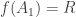 f(A_1)=R