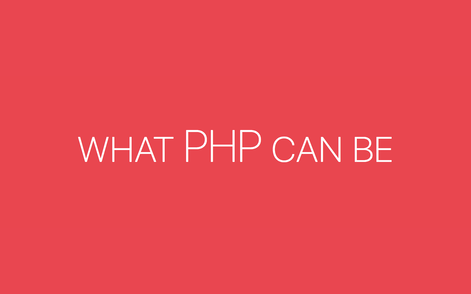 What PHP can be