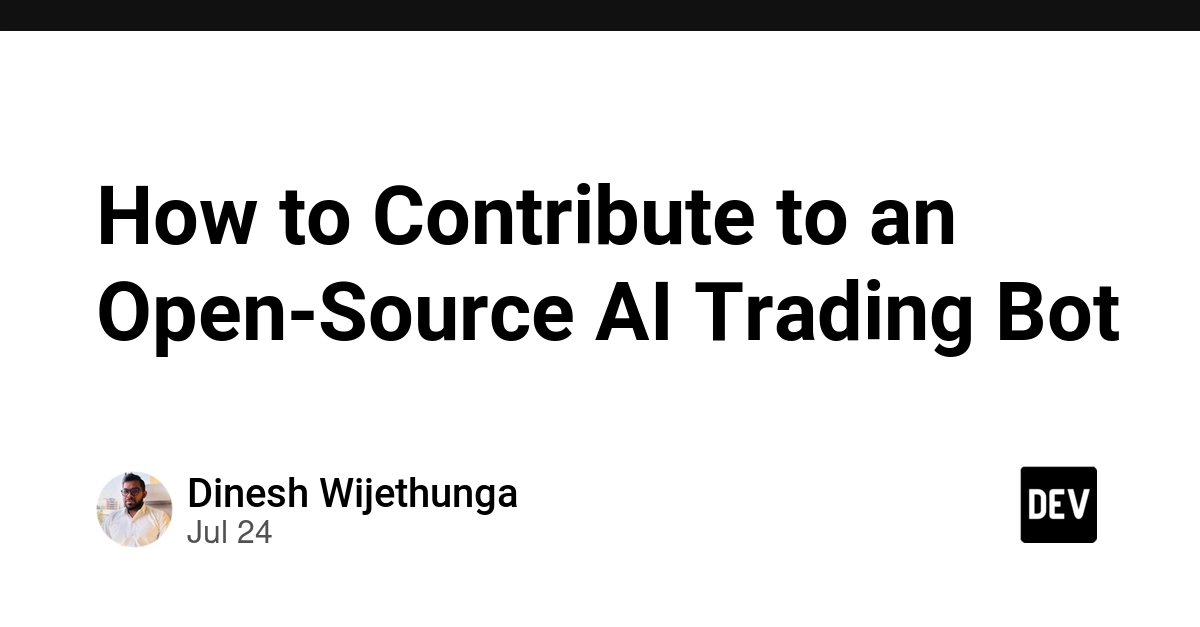 How to Contribute to an Open-Source AI Trading Bot