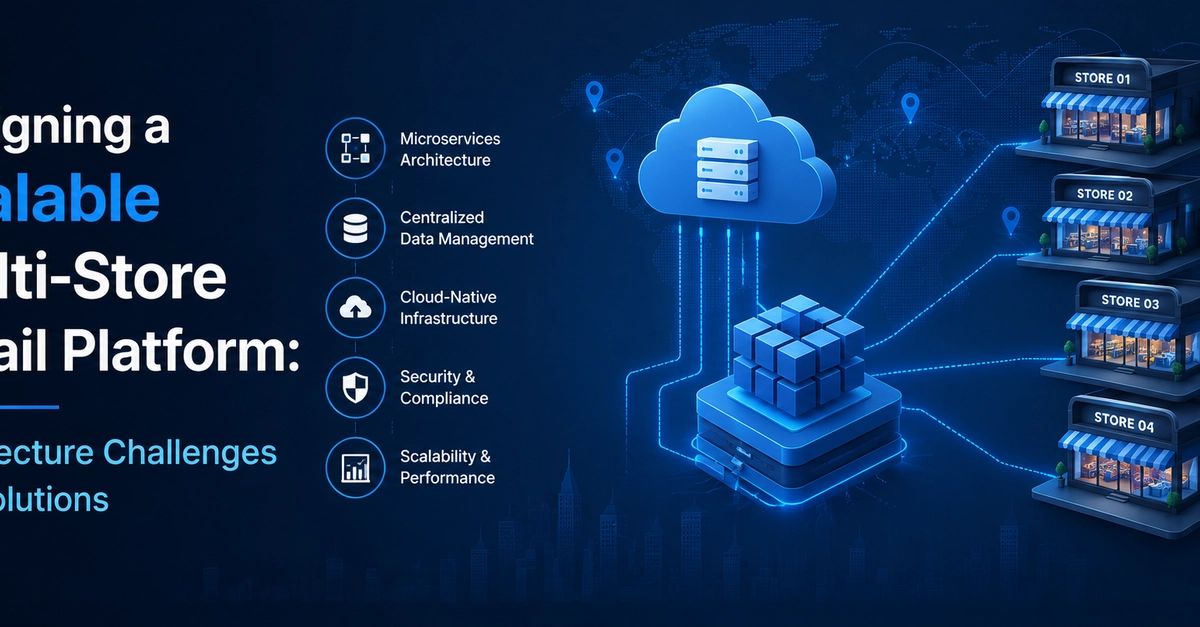 Designing a Scalable Multi-Store Retail Platform: Architecture Challenges and Solutions