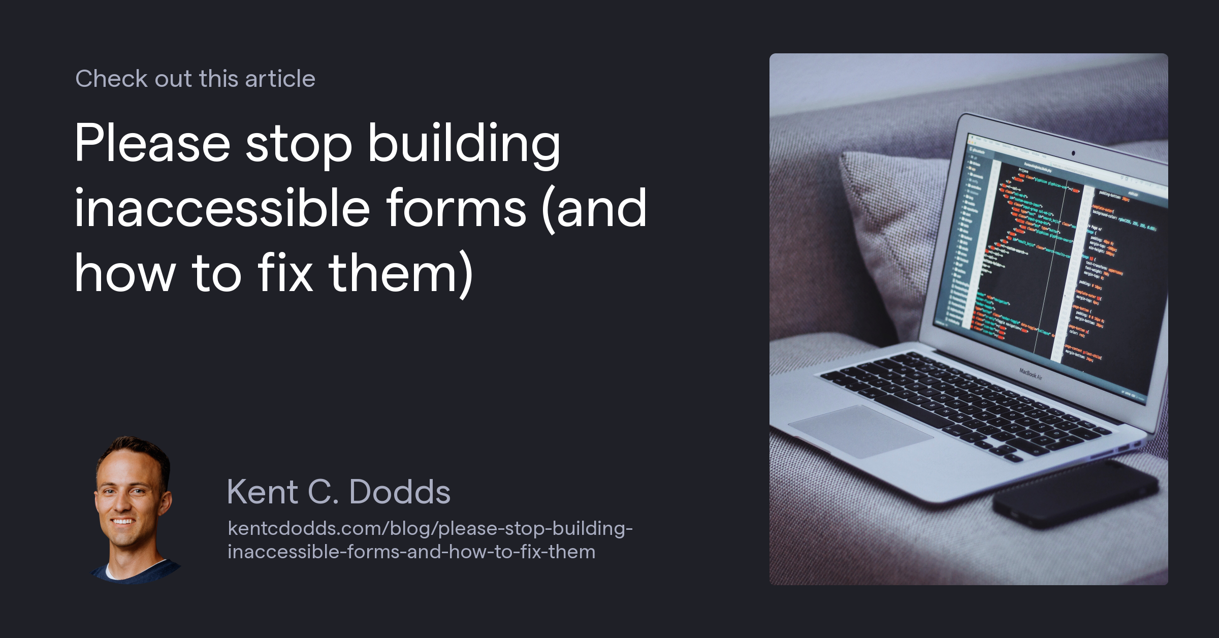 Please stop building inaccessible forms (and how to fix them)