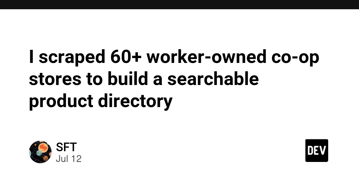 I scraped 60+ worker-owned co-op stores to build a searchable product directory