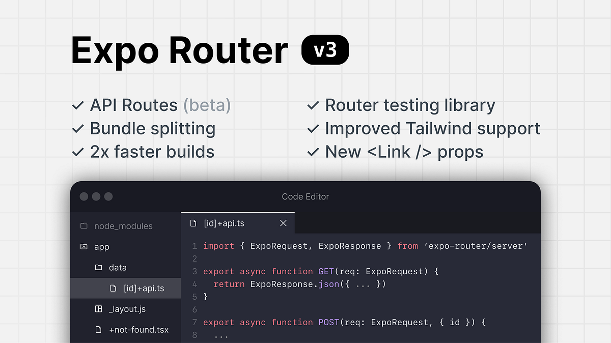 Expo Router v3