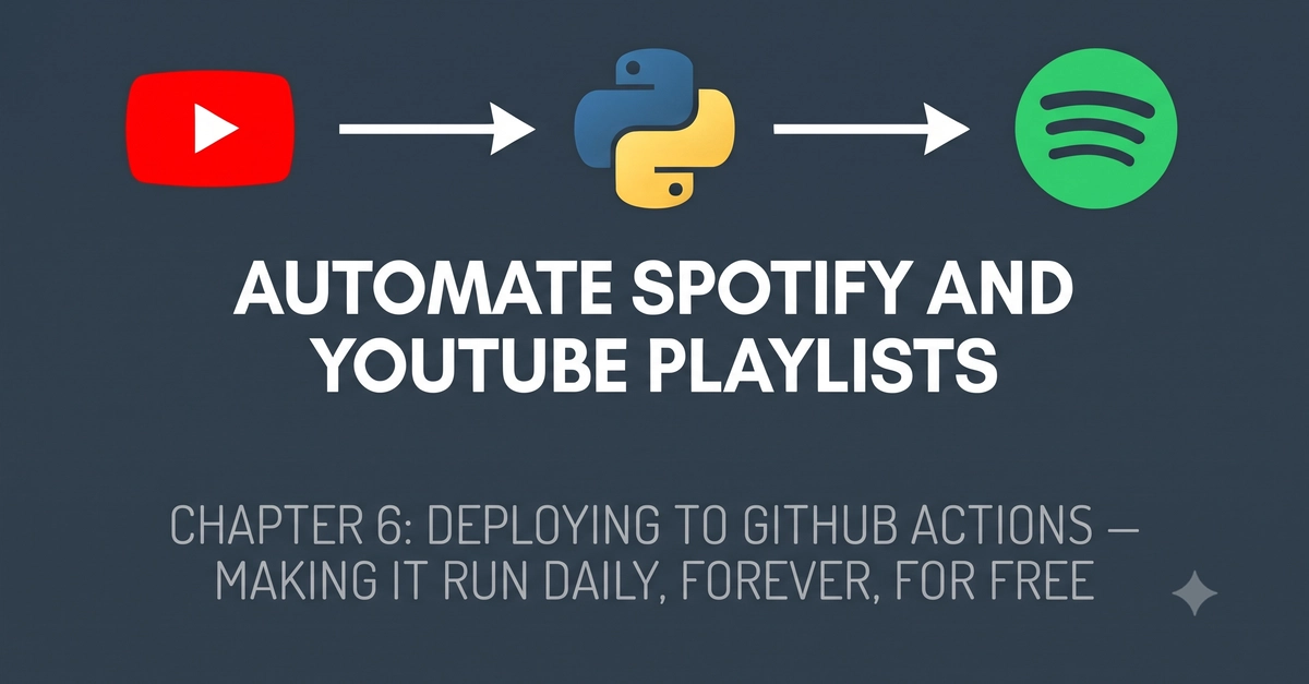 Automate Spotify and YouTube Playlists - Chapter 6: Deployment