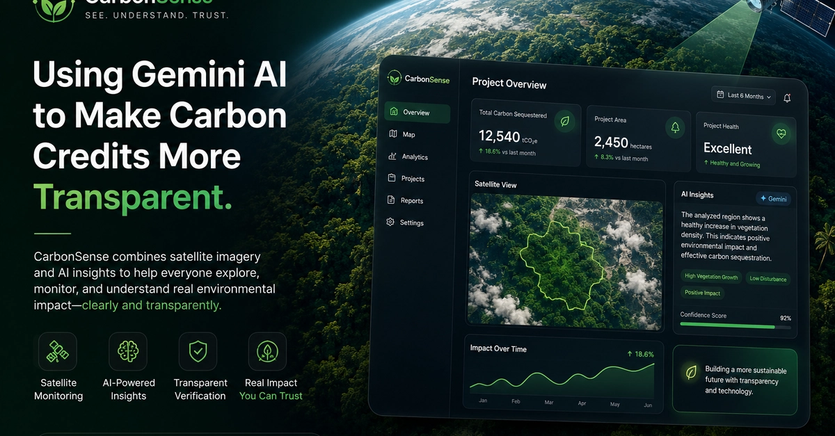 Can AI Make Carbon Credits More Trustworthy? I Tried Building an Answer with Gemini 🌍