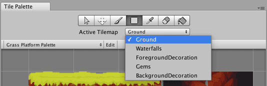 Drop down for Ground selection