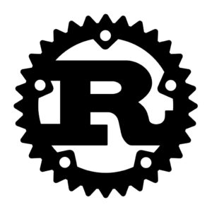 The logo of the Rust programming language