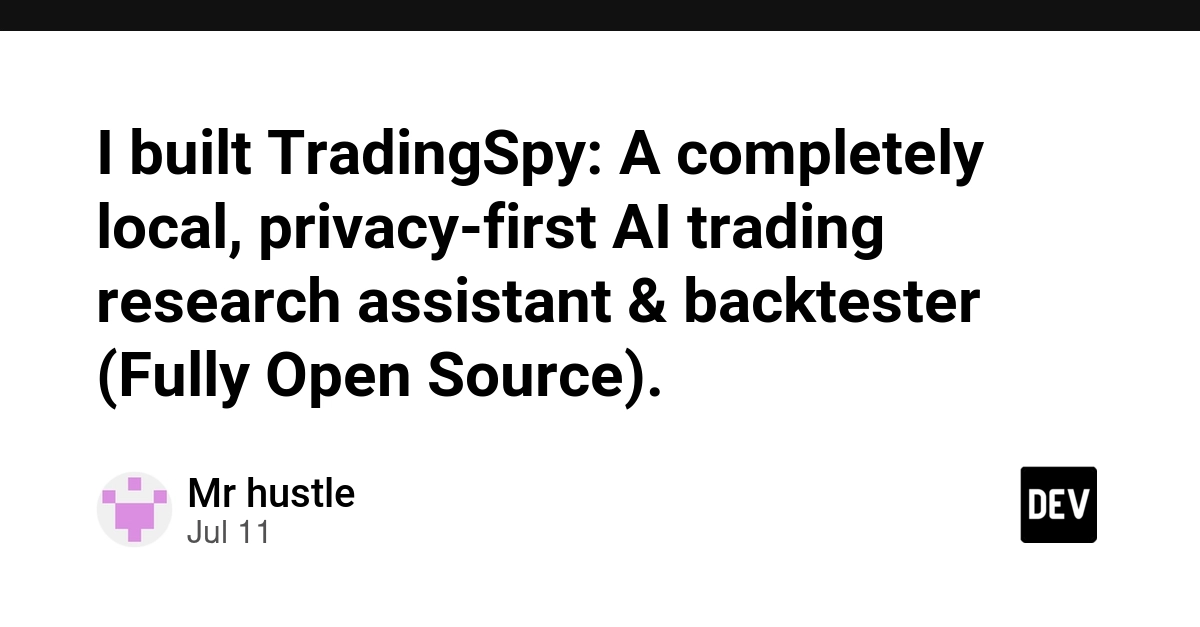 Building a Local-First, AI-Agent Powered Trading Workstation in Docker 🚀
