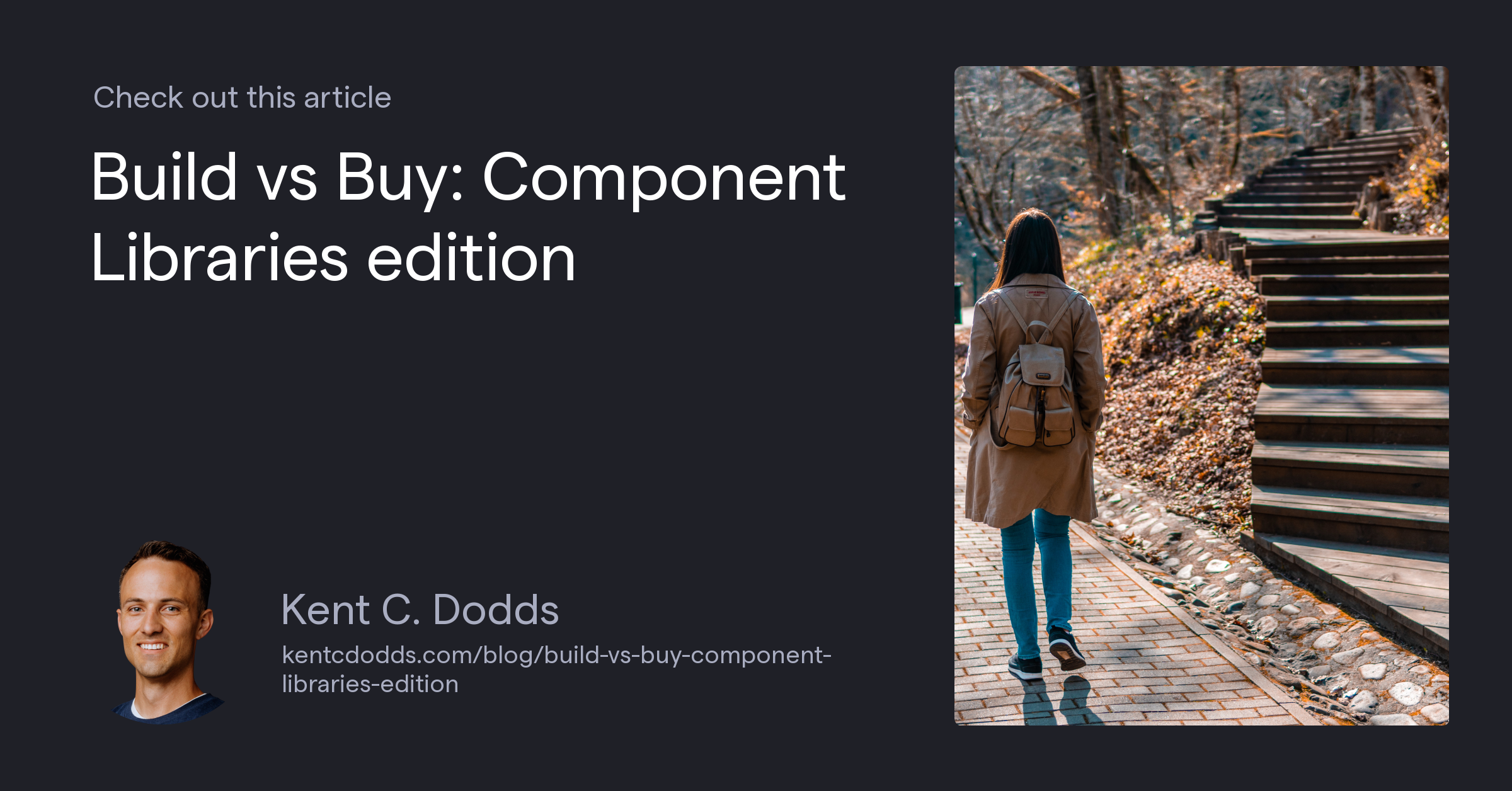 Build vs Buy: Component Libraries edition