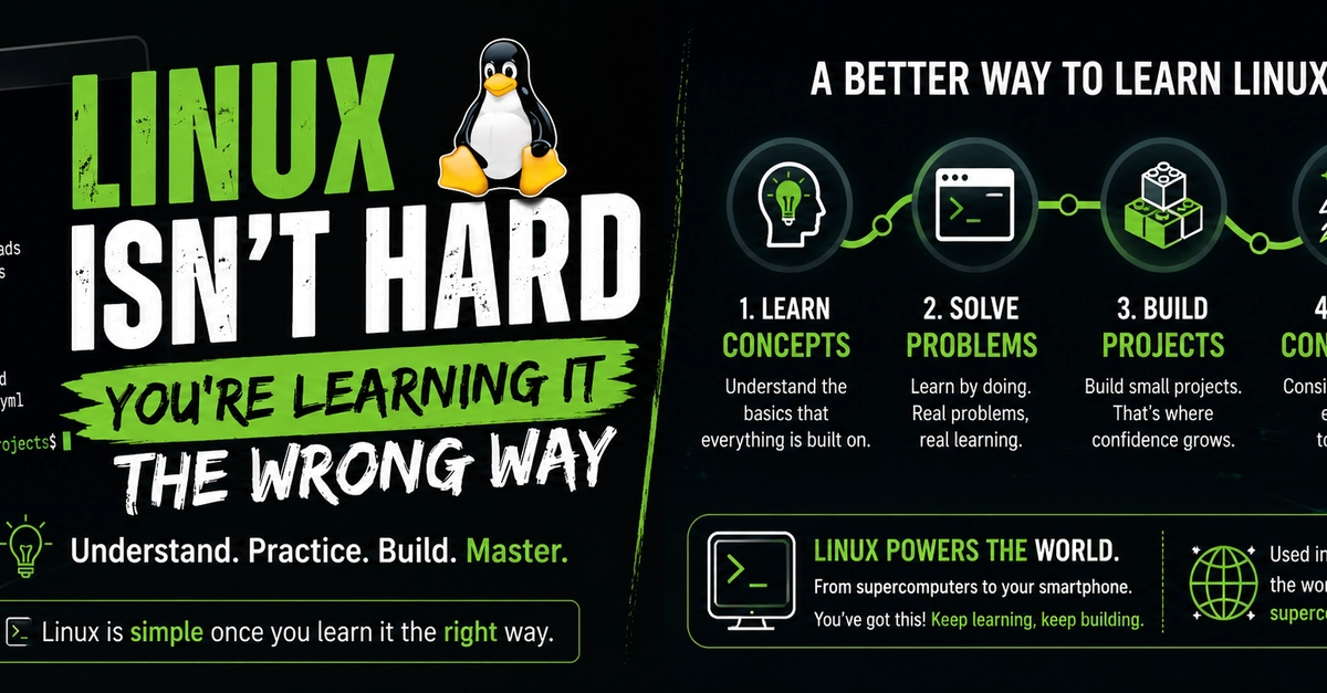 Linux Isn't Hard—You're Learning It the Wrong Way