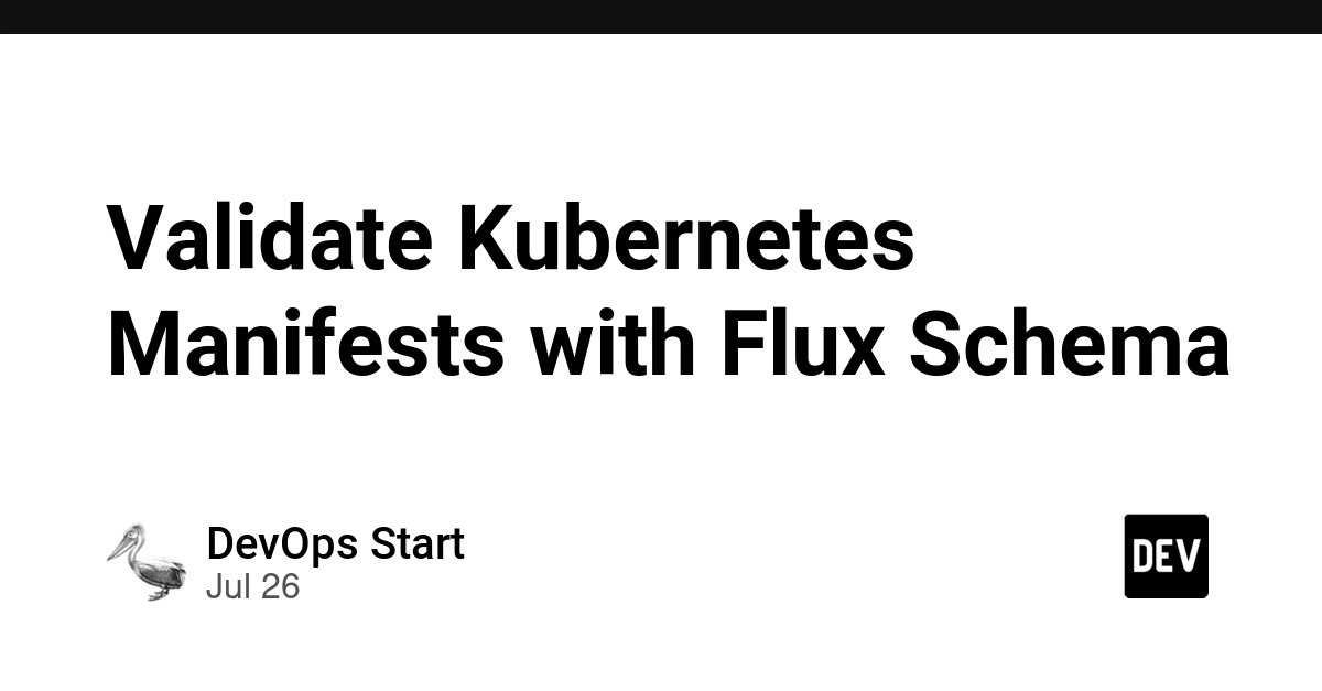 Validate Kubernetes Manifests with Flux Schema