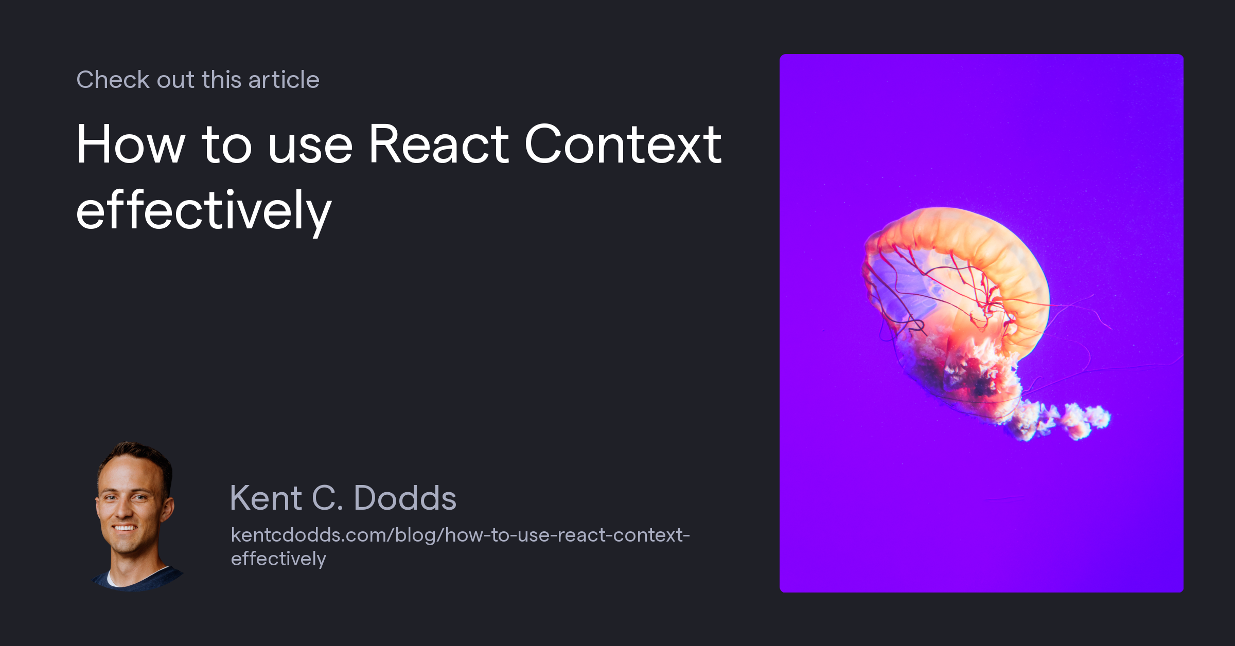How to use React Context effectively