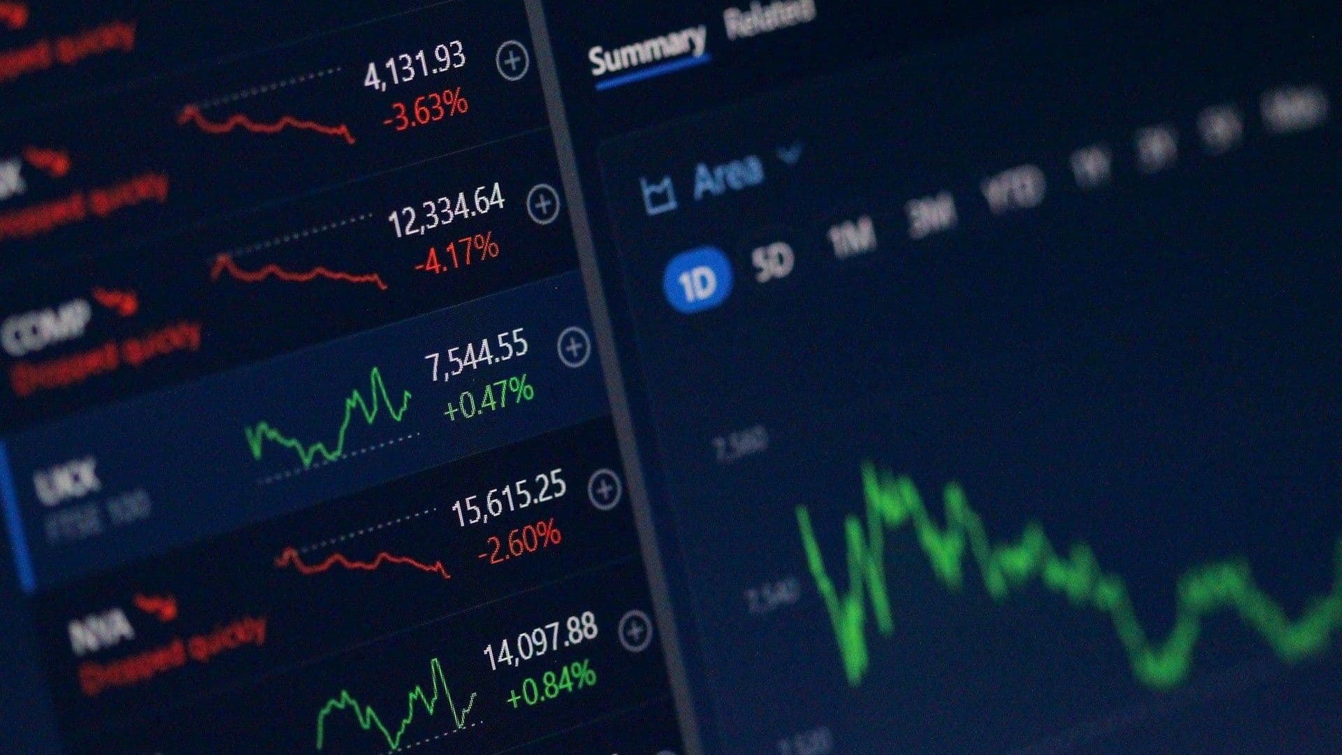 Stock market price charts (Anne Nygård/Unsplash)