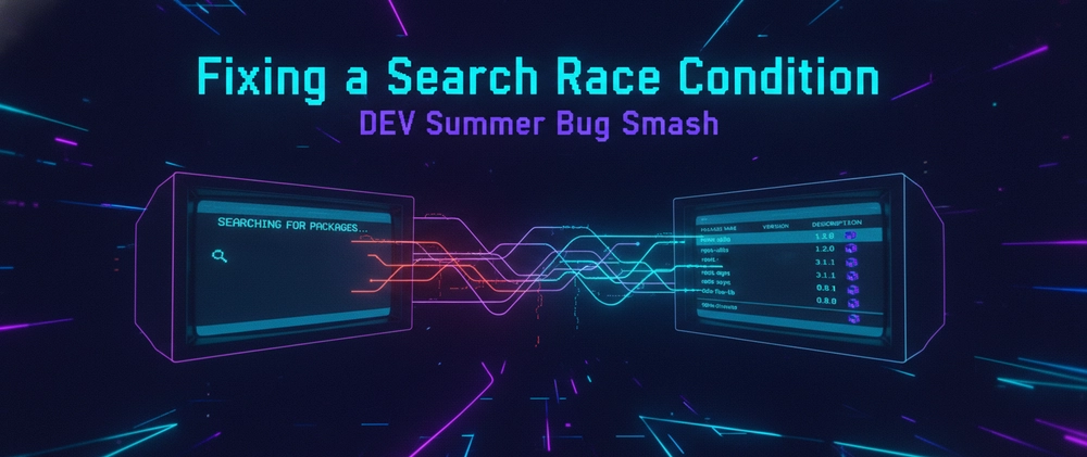 Cover image for Fixing a Search Race Condition in npmx