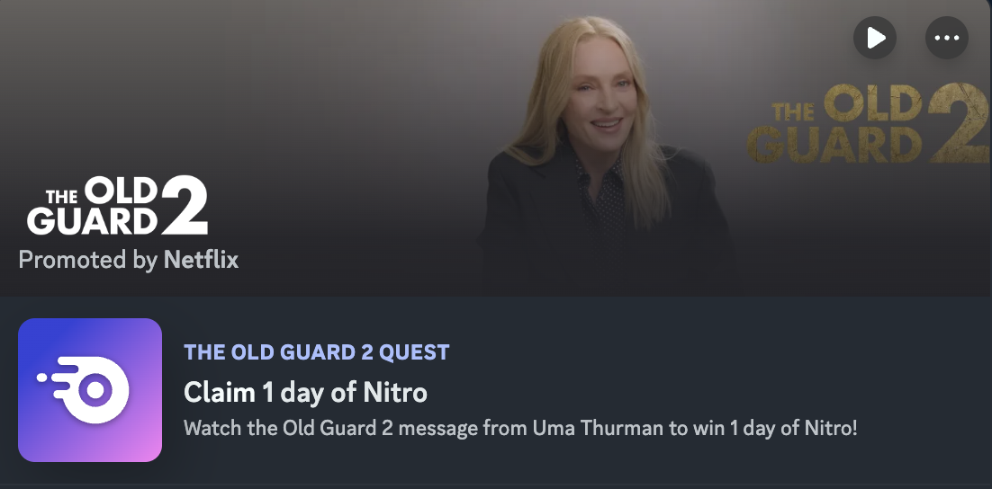 Netflix The Old Guard 2 Quest.