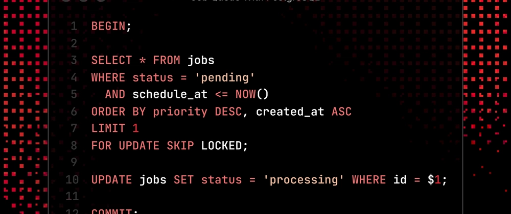 Cover image for You Might Not Need Kafka: Building a Job Queue with PostgreSQL