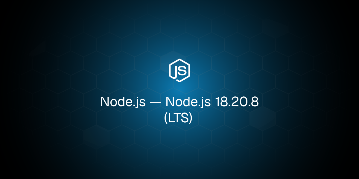 Node.js 18.20.8 (LTS)