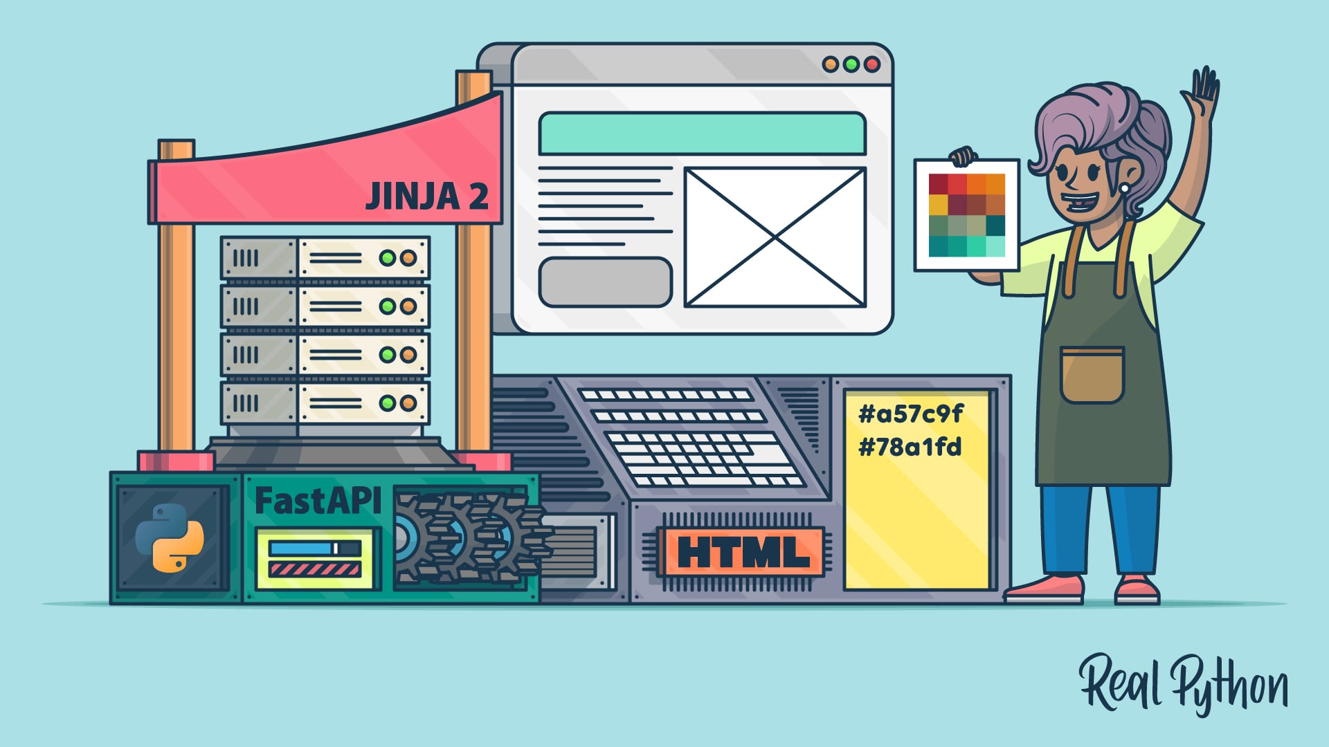 Title image for How to Serve a Website With FastAPI Using HTML and Jinja2 (How to Serve a Website With FastAPI Using HTML and Jinja2)