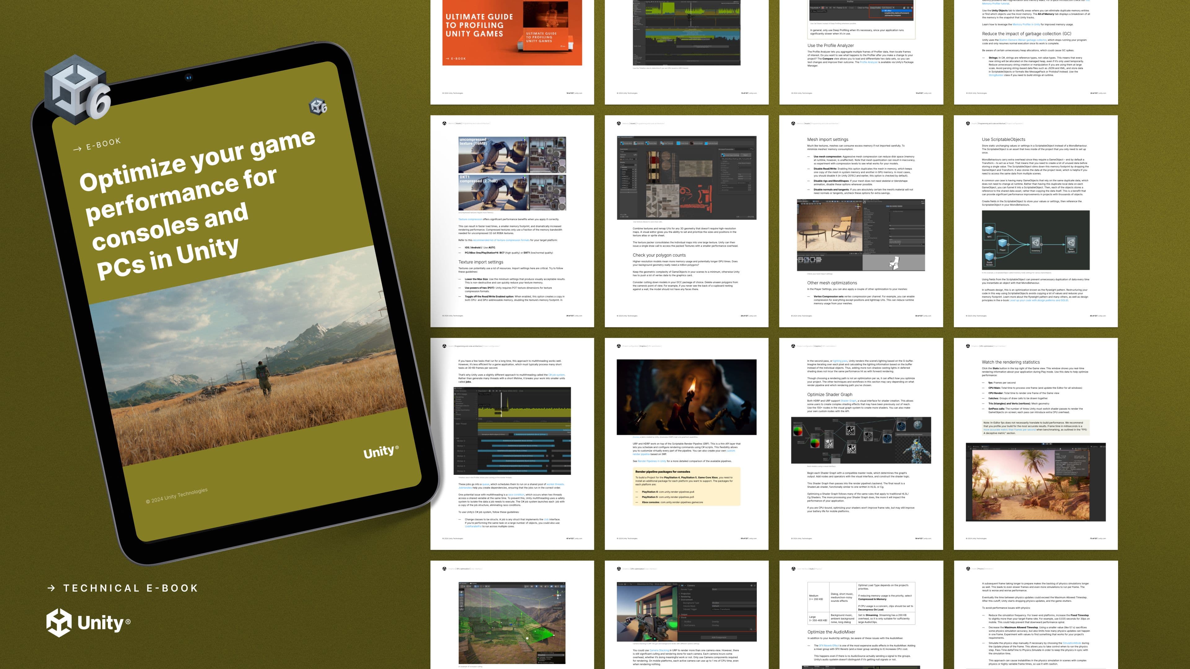 Optimize your game performance for consoles and PCs in Unity (Unity 6 edition) e-book