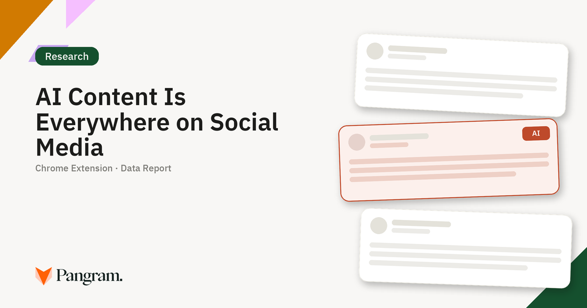 AI content is everywhere on social media, especially LinkedIn