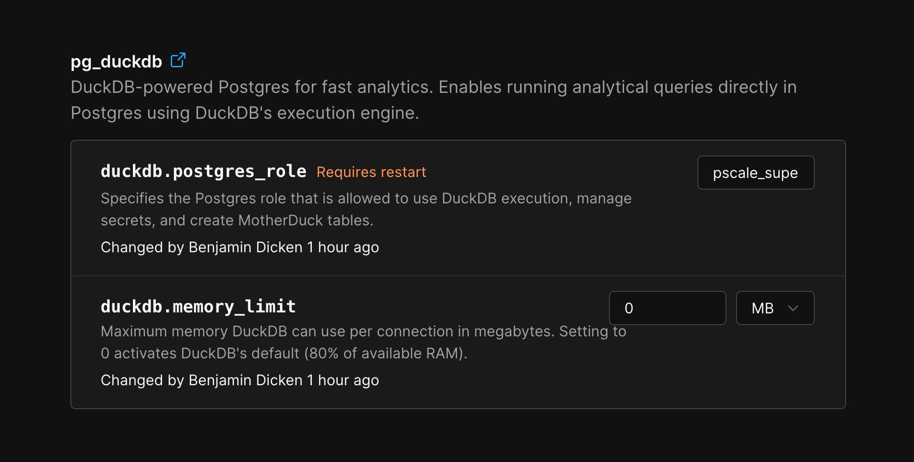 Enable pg_duckdb