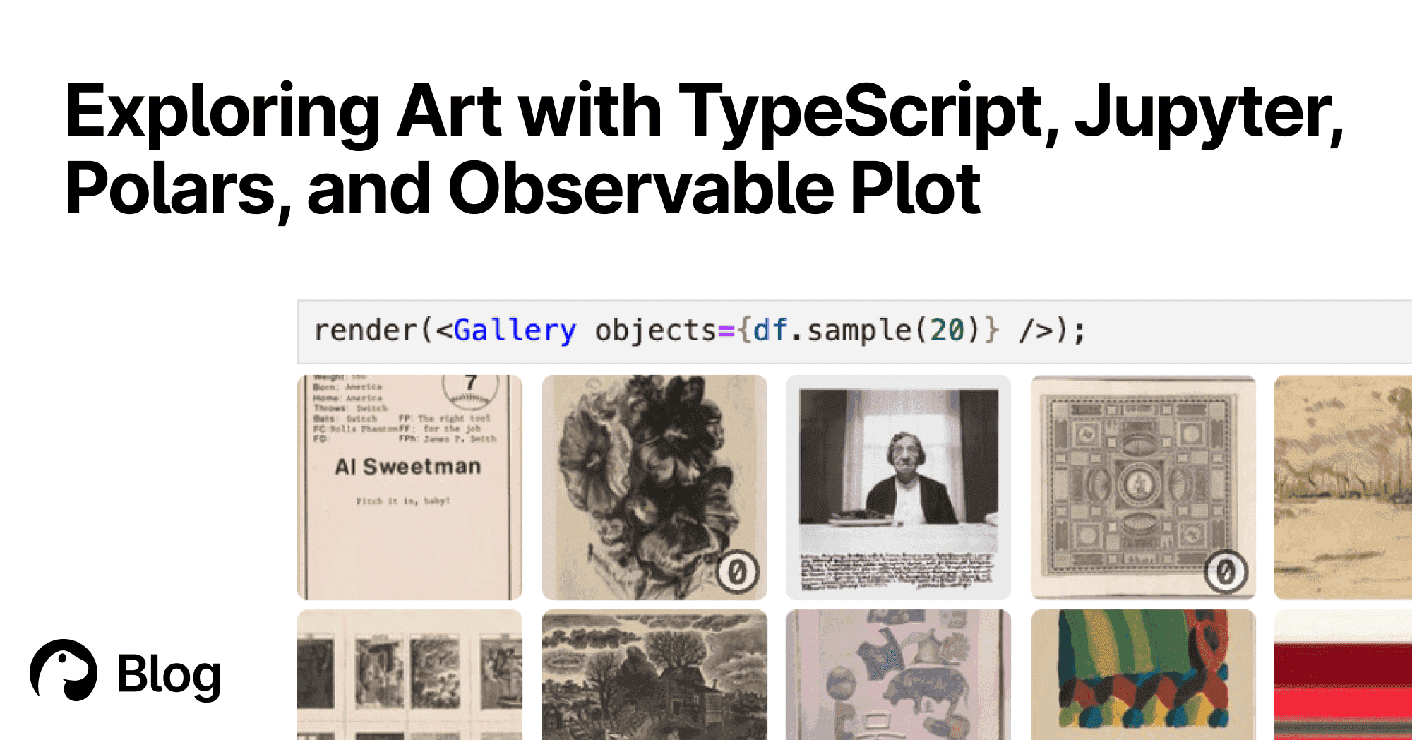 Exploring Art with TypeScript, Jupyter, Polars, and Observable Plot
