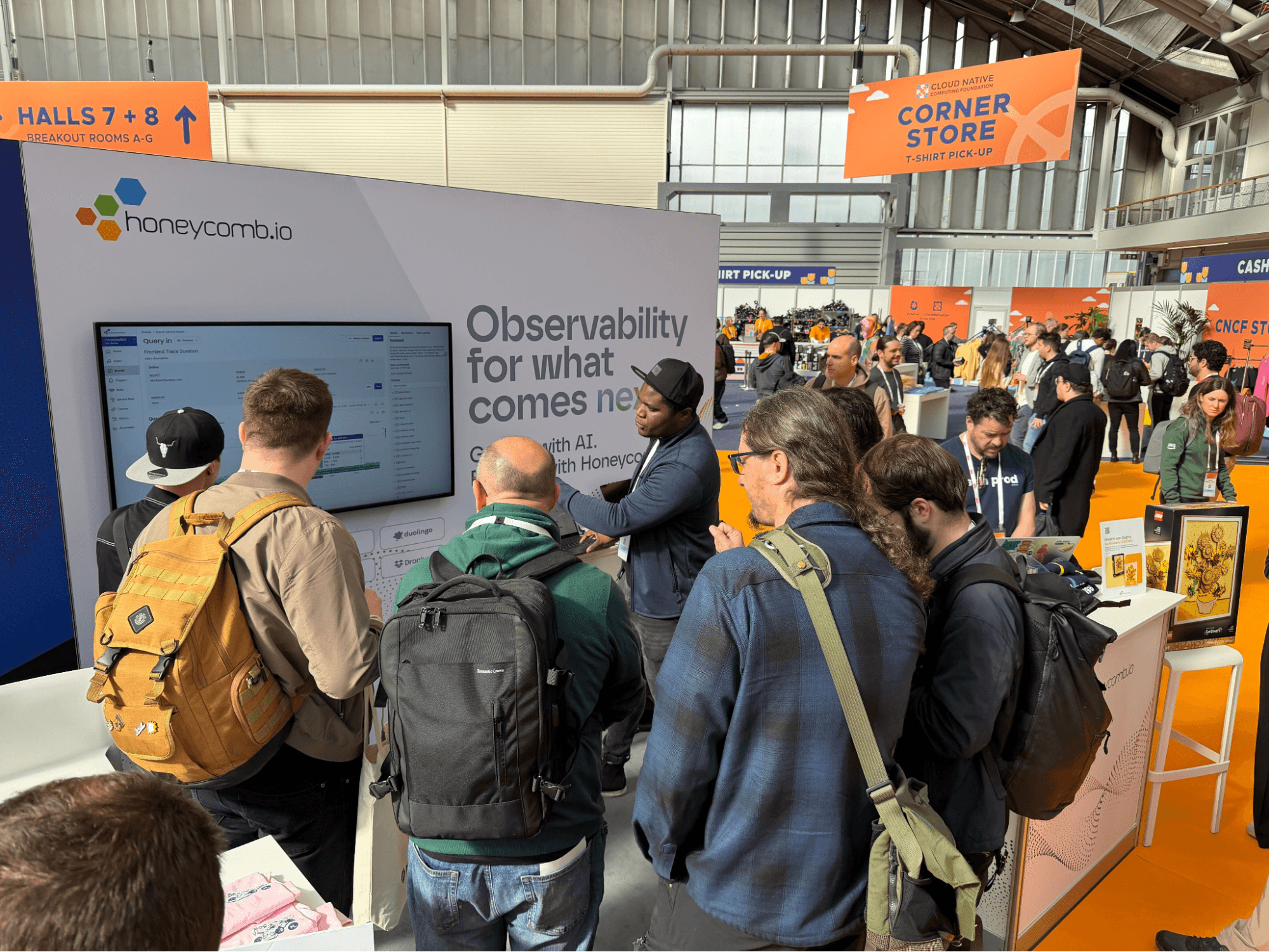 Honeycomb booth