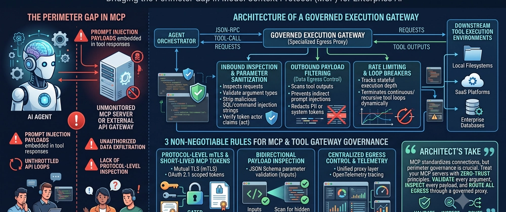 Cover image for The Governed Execution Gateway: Securing MCP Servers and Tool Egress Proxies