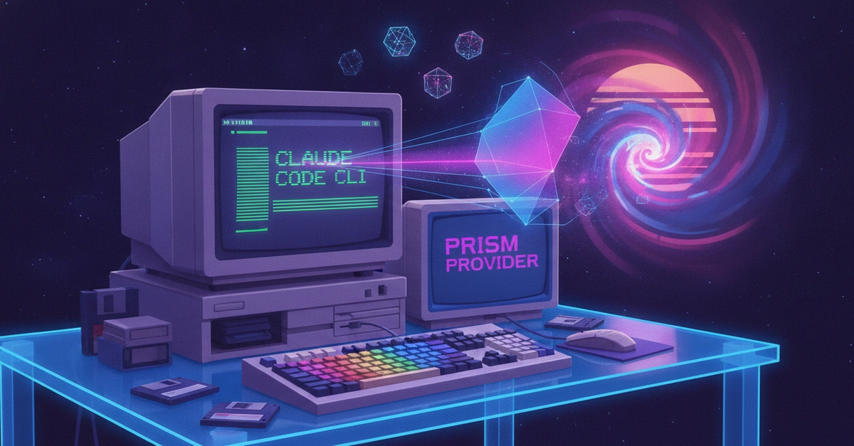 I turned the claude code cli into a Prism provider