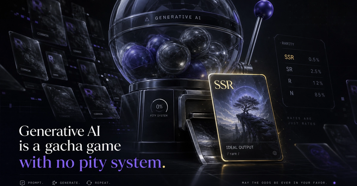 Generative AI is a gacha game with no pity system