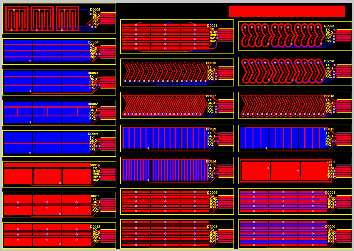 Open Ring touch sensor prototypes
