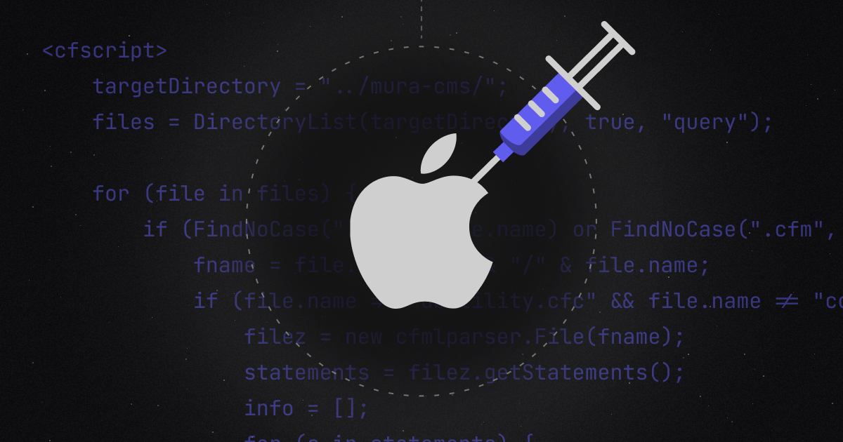 Hacking Apple - SQL Injection to Remote Code Execution — ProjectDiscovery Blog