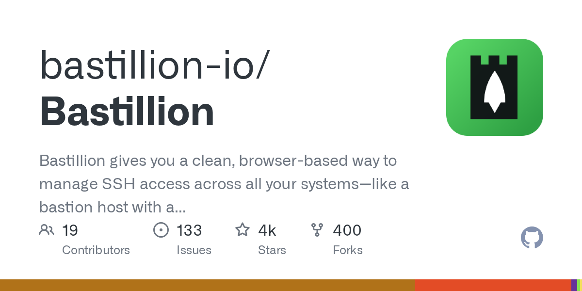 Bastillion 5.1: single-JAR SSH gateway now audits and replays every session