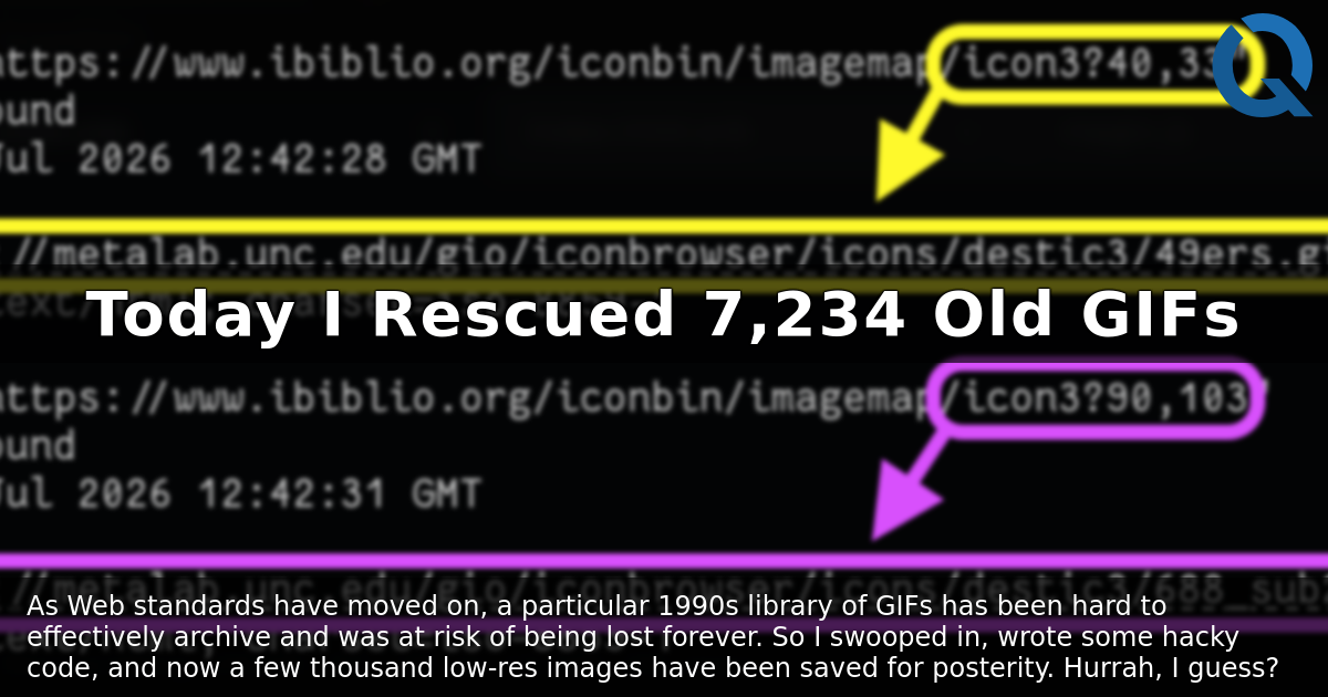 Today I Rescued 7,234 Old GIFs