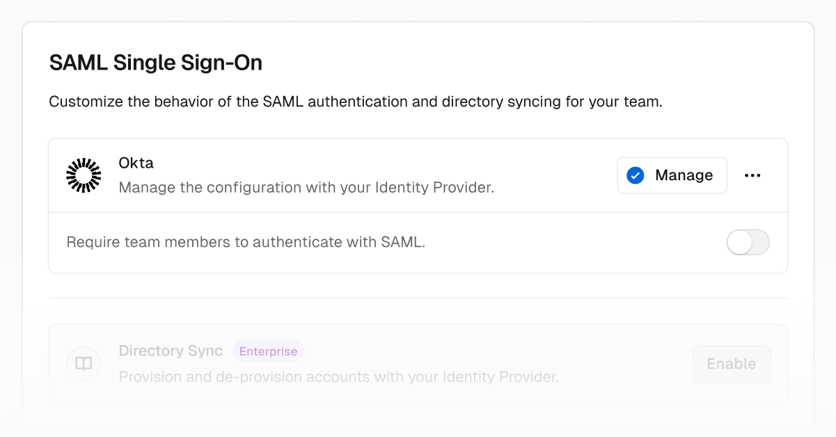 SAML SSO is now available to Pro teams