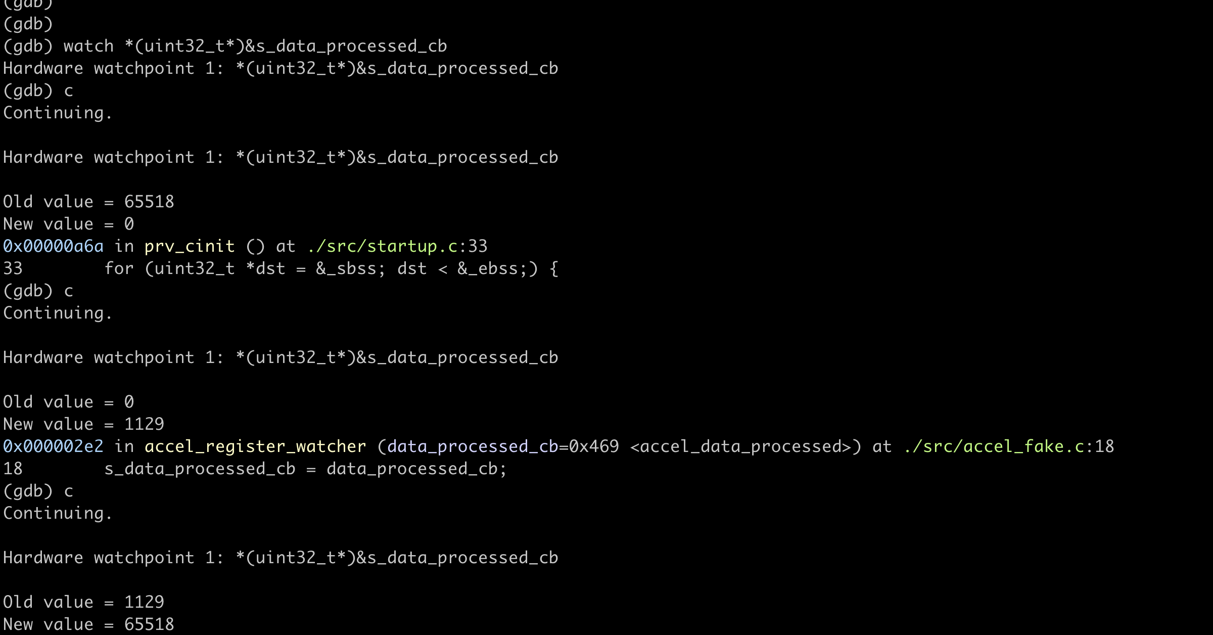 Faster Debugging with Watchpoints