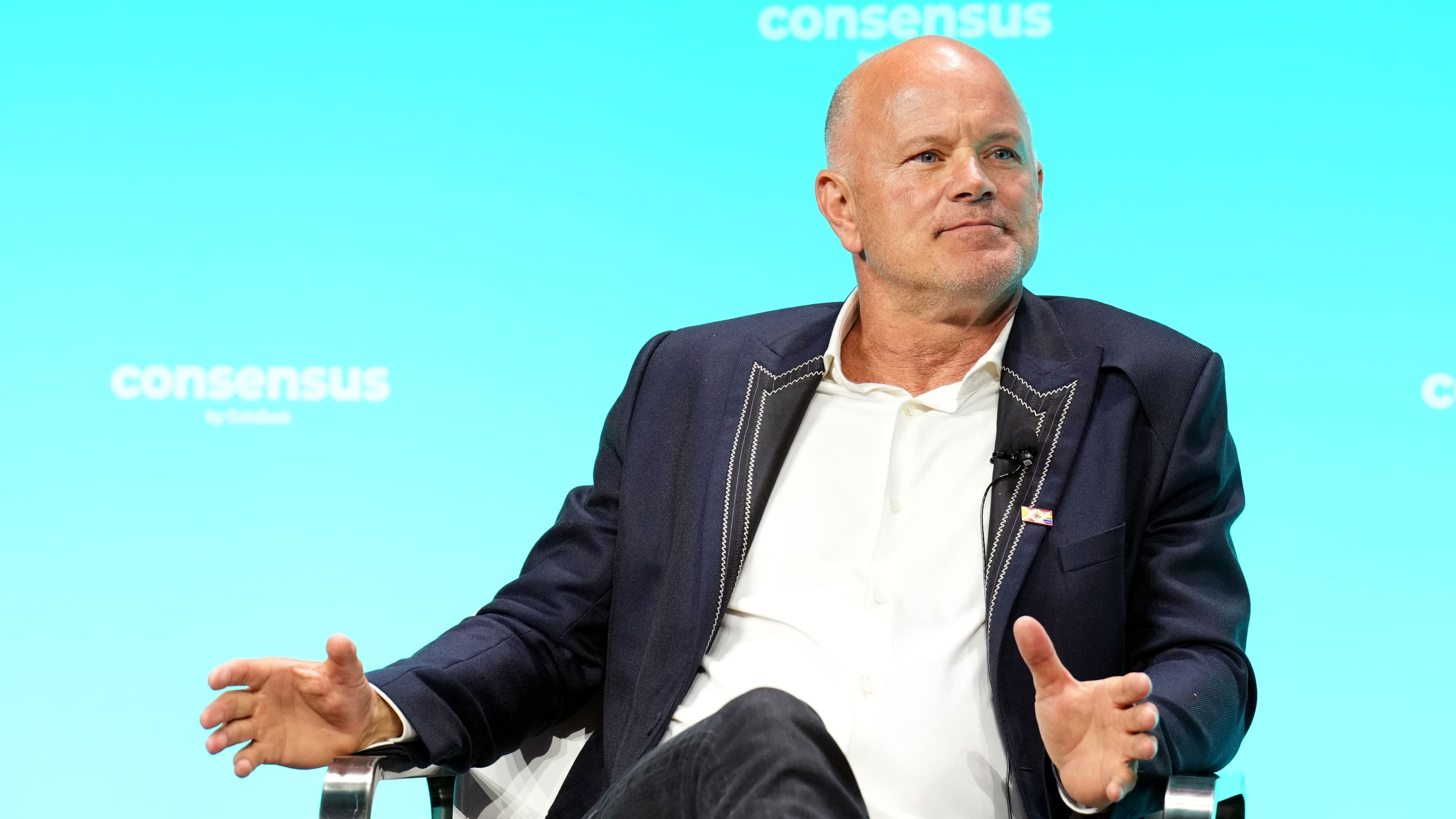 Mike Novogratz, Galaxy founder and CEO, speaks at Consensus 2024