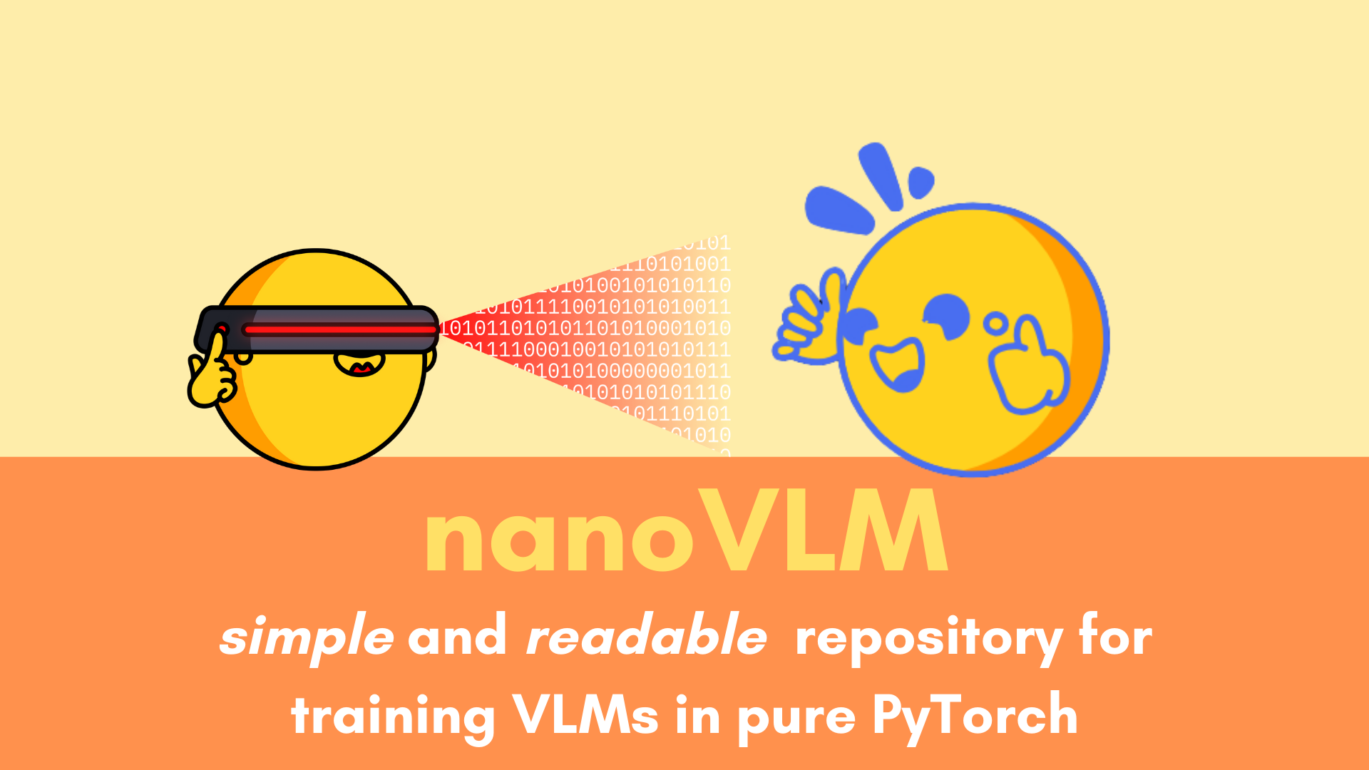 nanoVLM: The simplest repository to train your VLM in pure PyTorch