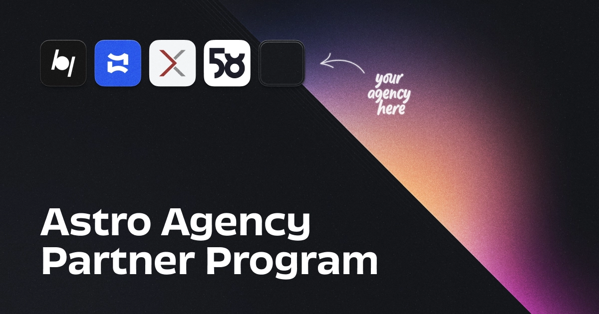 Astro Agency Partner Program