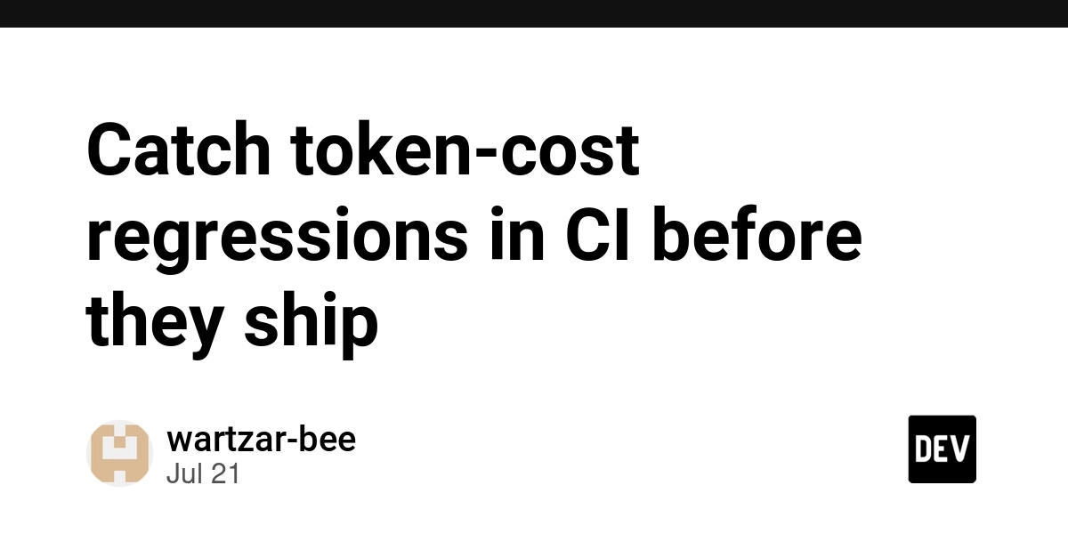 Catch token-cost regressions in CI before they ship