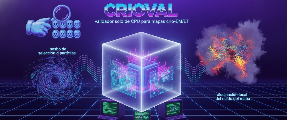 Cover image for cryoval: CPU-only validator for cryo-EM/ET maps