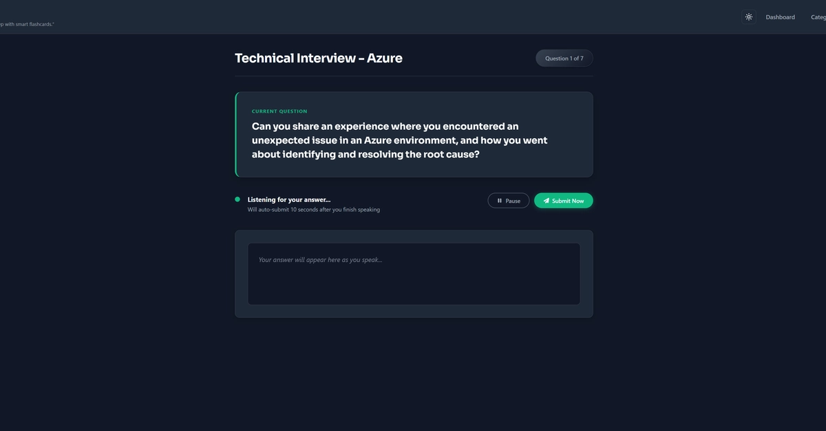 Voice Interview Prep for Developers Why Typing Your Answers Isn't Enough