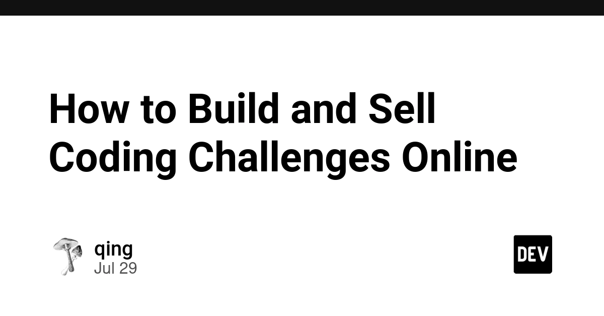How to Build and Sell Coding Challenges Online