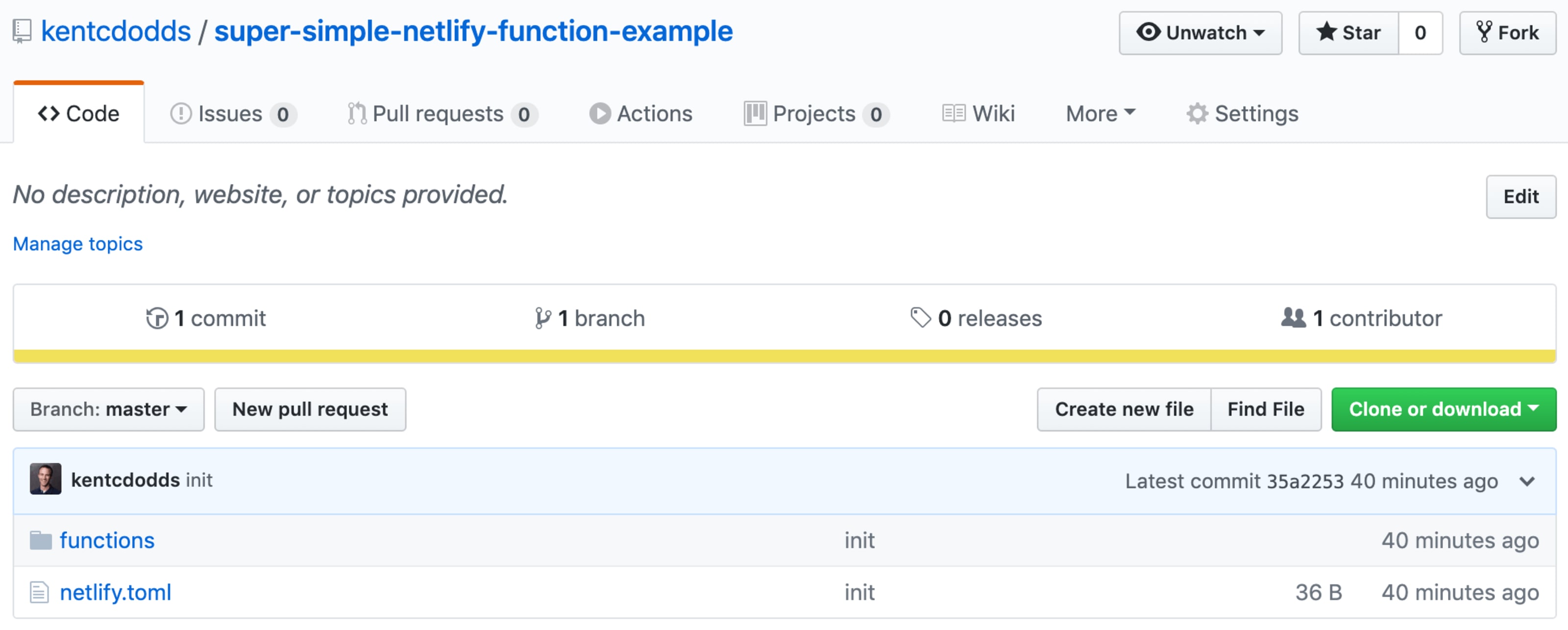 The github repository