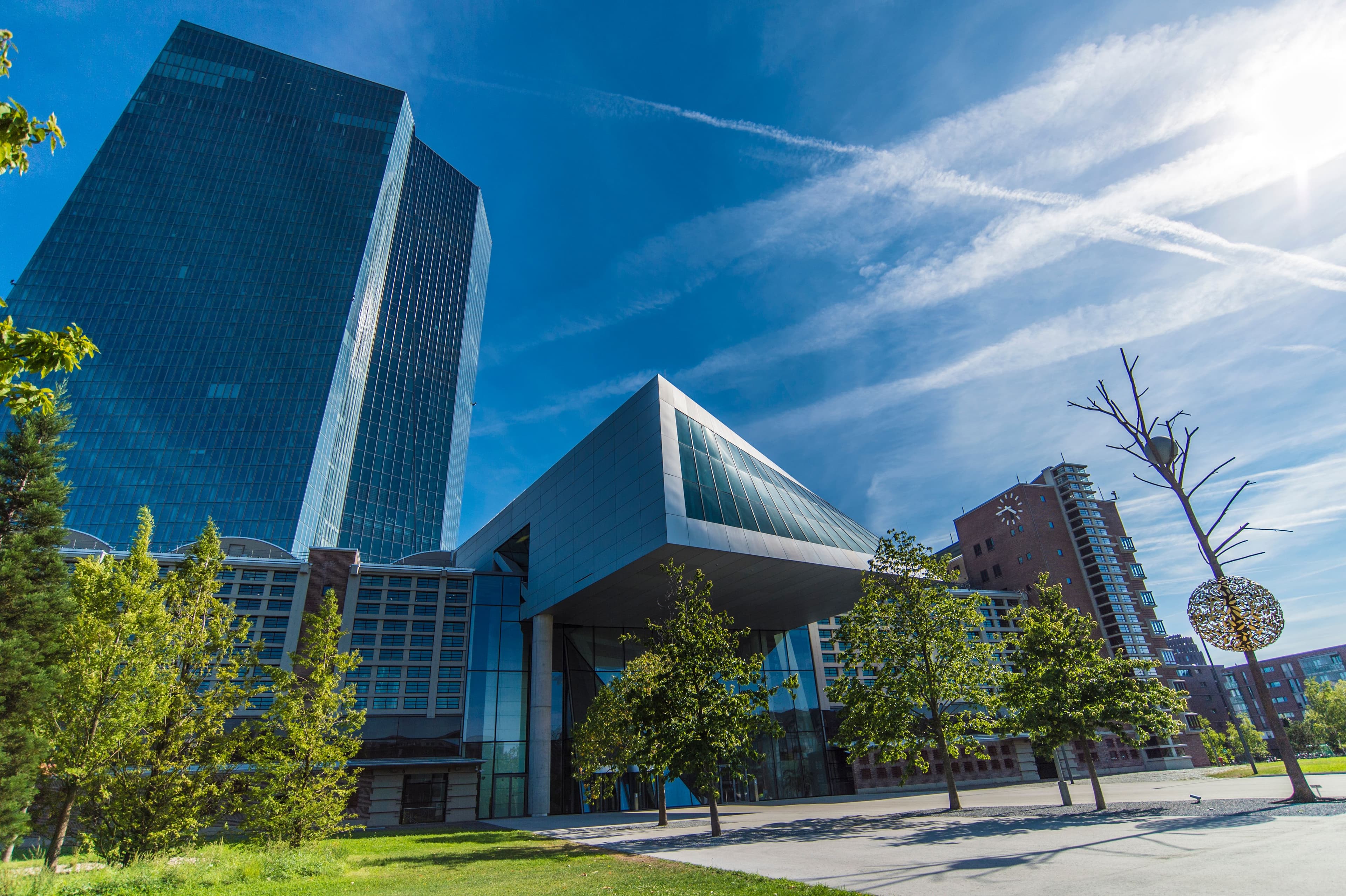 The European Central Bank Building.