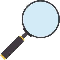 Inspecting a type with a magnifying glass